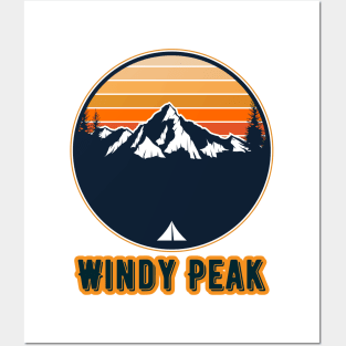 Windy Peak Posters and Art